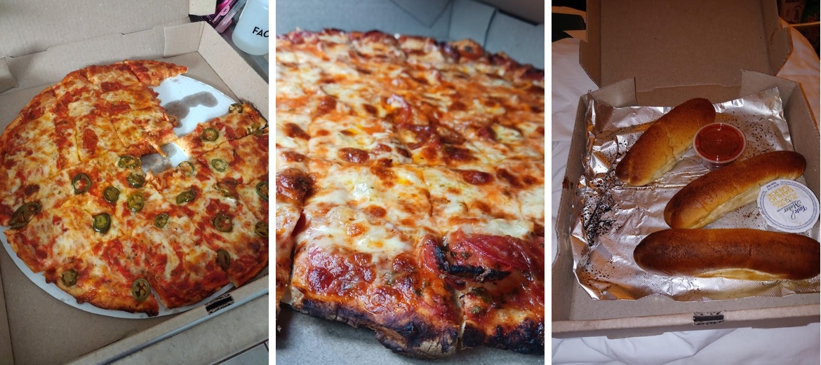 Center Pizza Menu